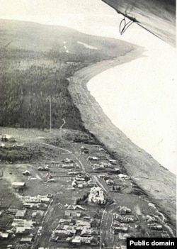 Вид на Енисей с борта дирижабля "Граф Цеппелин". Фото: Роберт Хартман. 1929 г.