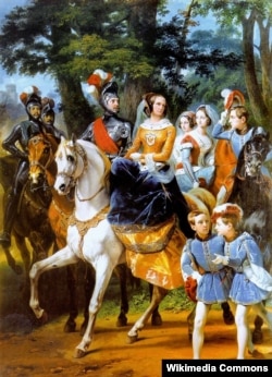 Орас Верне. Царскосельская карусель. 1842