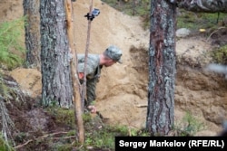 Сандармох, раскопки. Экспедиция Российского военно-исторического общества