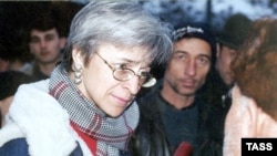 Россия. Анна Политковская. Москва, 21.02.2001 