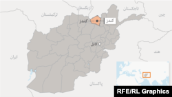 Afghanistan -- North East Afghanistan province Kunduz full map نقشه کندز graphic, 26 October 2016