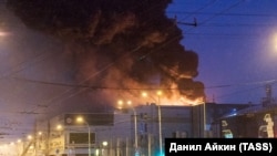 Пожар в торговом центре "Зимняя вишня" в Кемерове