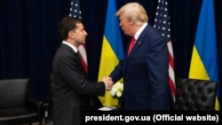 Встреча Зеленского и Трампа в сентябре 2019 года